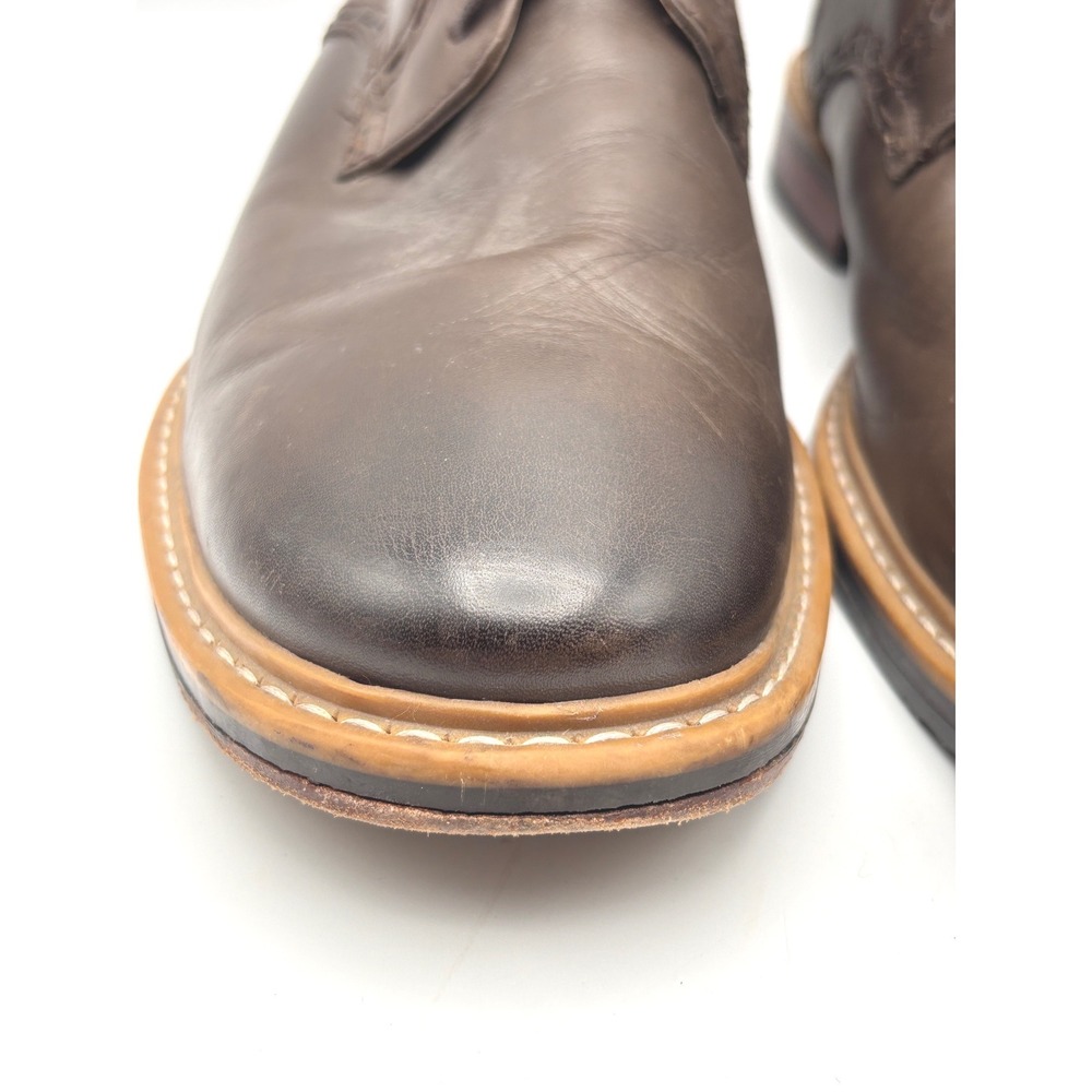 Rockport Mens Brown Leather Chukka Boots A12491 Adiprene by Adidas Size 9.5 M - Picture 6 of 15